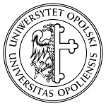 Logo Uniwersytetu na czarnym tle
