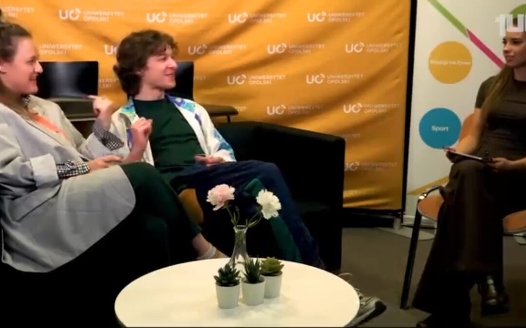 Wywiad z Julią Zielińską i Mateuszem Krokiem w ramach Giełdy Piosenki Studenckiej